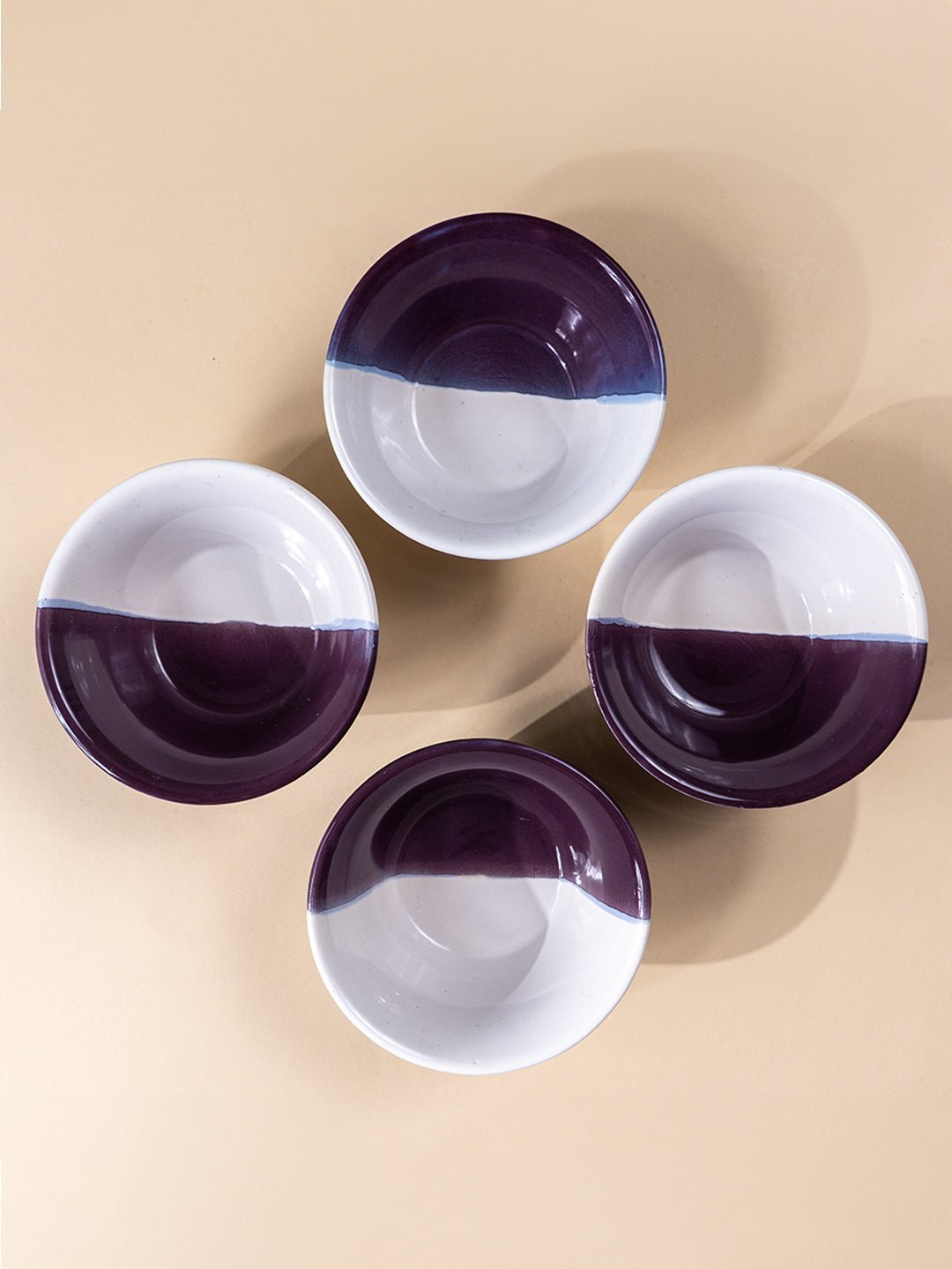 Modern Dual-Color Condiment Bowls - The Golden Theory