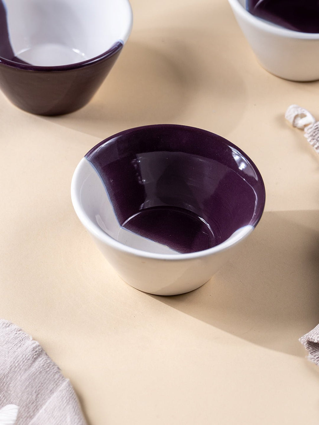 Modern Dual-Color Condiment Bowls - The Golden Theory
