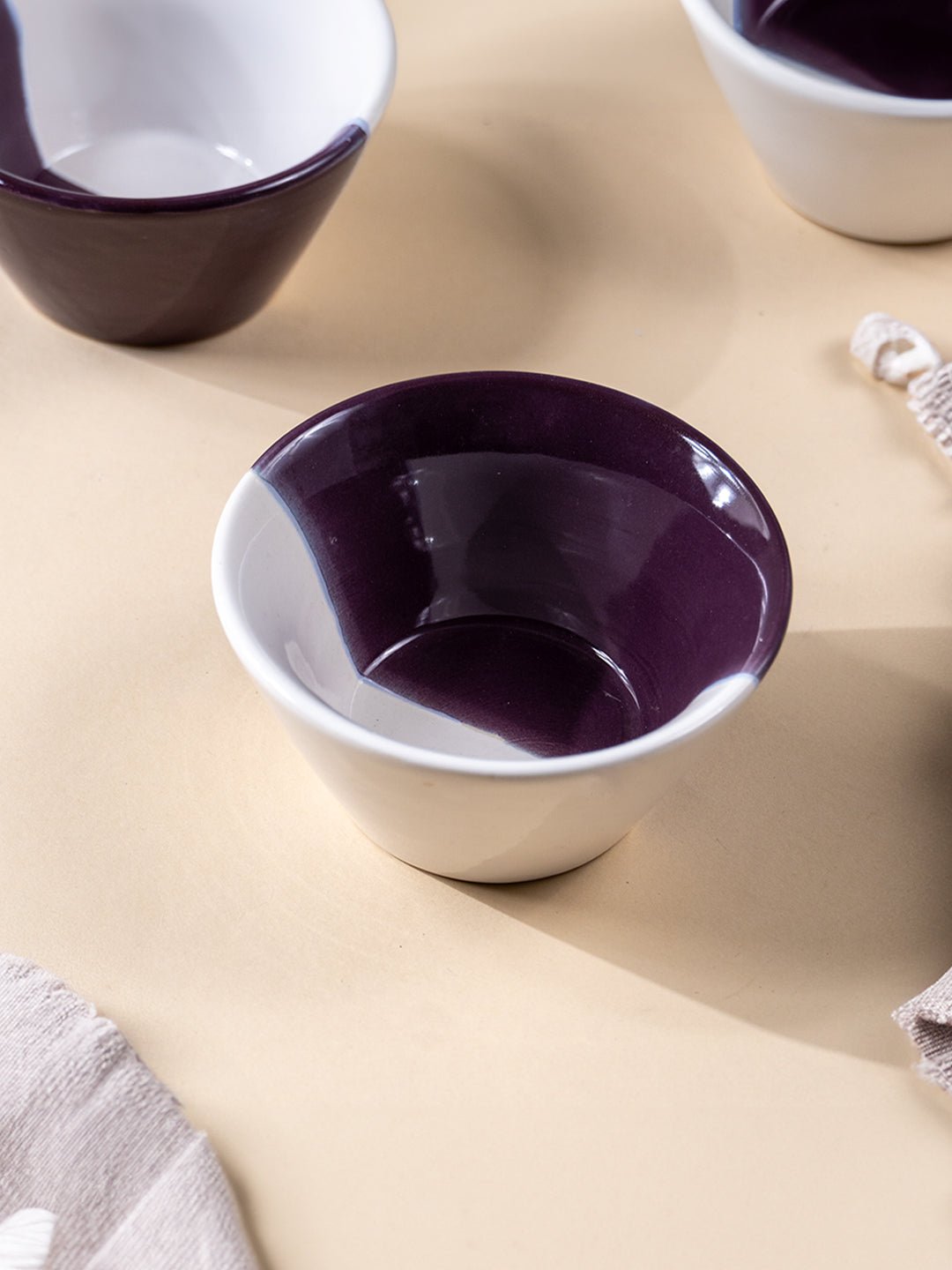 Modern Dual-Color Condiment Bowls - The Golden Theory