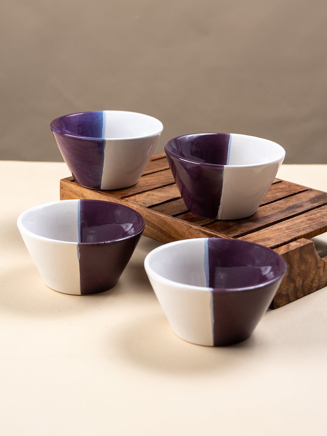 Modern Dual-Color Condiment Bowls - The Golden Theory