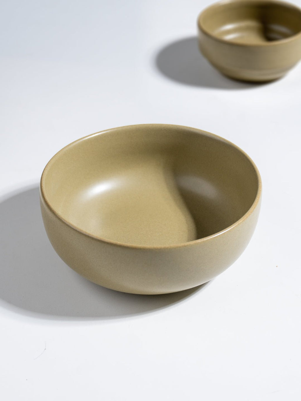 Modern Rustic Olive Green Ceramic Dinner Set of 25 - The Golden Theory