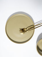Modern Rustic Olive Green Ceramic Dinner Set of 25 - The Golden Theory