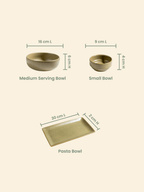 Modern Rustic Olive Green Ceramic Dinner Set of 25 - The Golden Theory