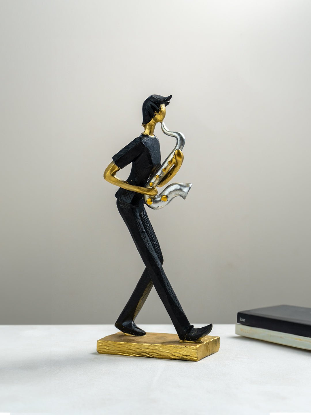 Modern Saxophonist Abstract Sculpture Secondary image