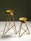 Modern Tripod Brass Candle Holder - The Golden Theory