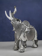 Monochrome Elephant Figurine - The Golden Theory