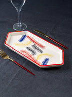 Multicolor Ceramic Dinner Set - Set of 19 - The Golden Theory