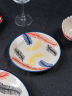 Multicolor Ceramic Dinner Set - Set of 19 - The Golden Theory