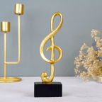 Musical Note Design Clef Sculpture - The Golden Theory