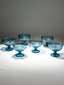 Ocean-Blue Embossed Dessert Cups - Set of 6 - The Golden Theory