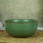 Olive Green Ceramic Essential Serving Bowl - The Golden Theory