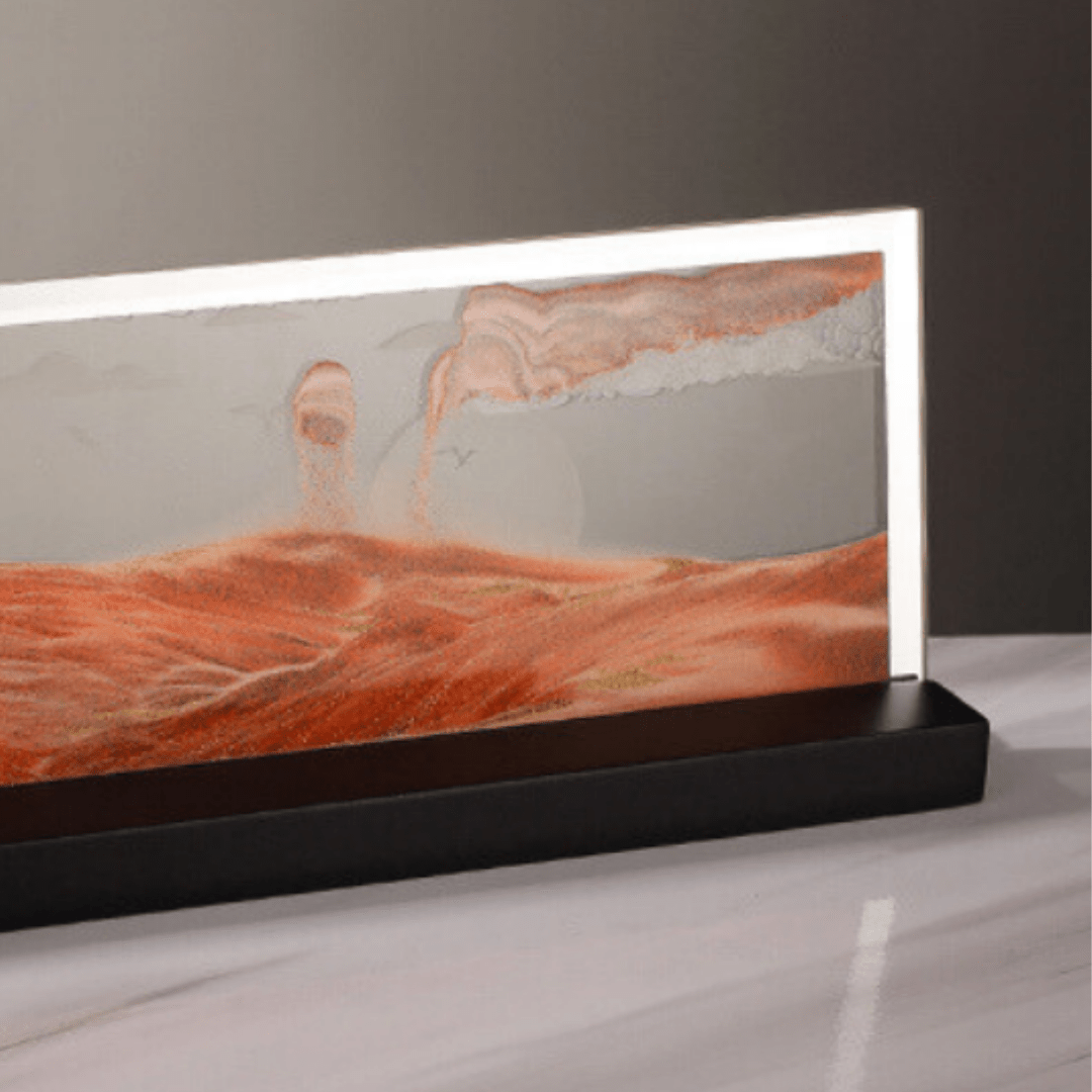Orange Glow Sandscape - The Golden Theory