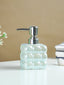 Pastel Blue Glossy Cloud-Inspired Ceramic Soap Dispenser - The Golden Theory