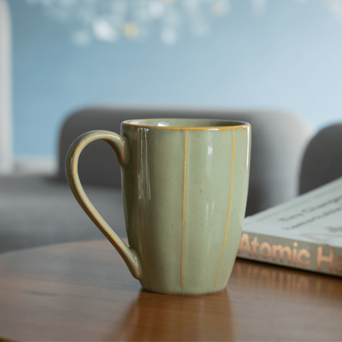Pastel Green Ceramic Coffee Mug - The Golden Theory