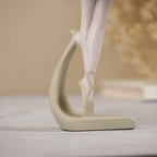 Pastel Green Standing Ballerina Figurine - The Golden Theory