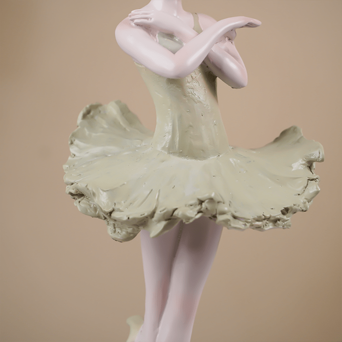 Pastel Green Standing Ballerina Figurine - The Golden Theory