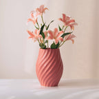 Pink Ceramic Flower Vase - The Golden Theory