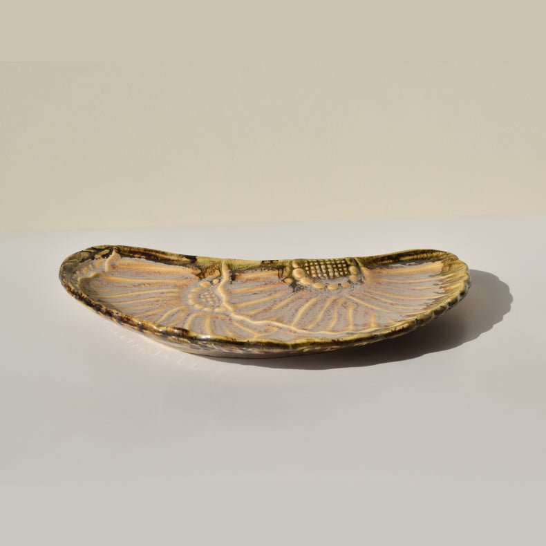 Pink Ceramic Kidney Shaped Platter - The Golden Theory Main image