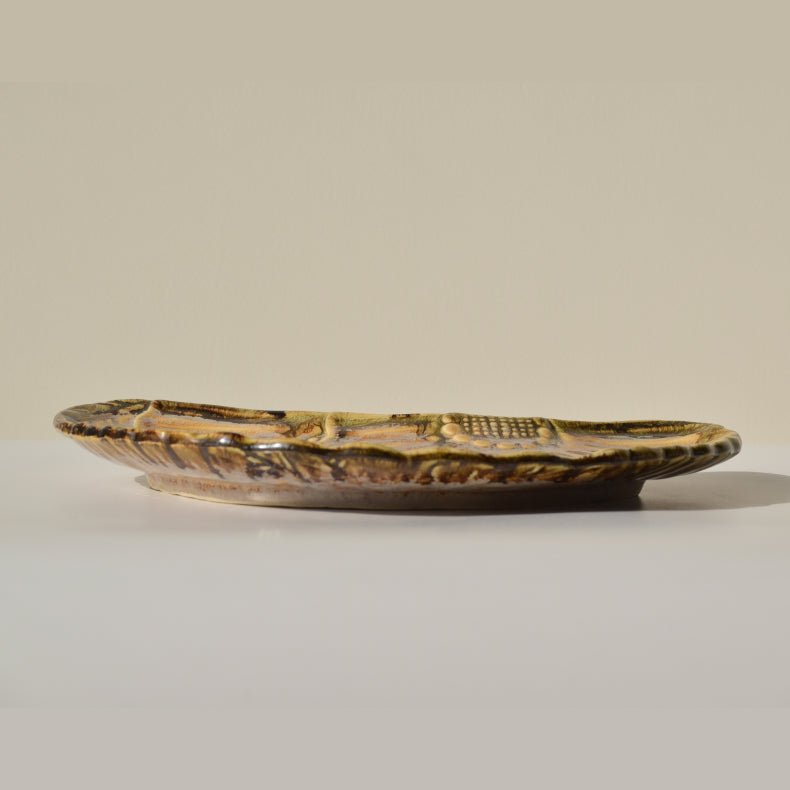 Pink Ceramic Kidney Shaped Platter - The Golden Theory