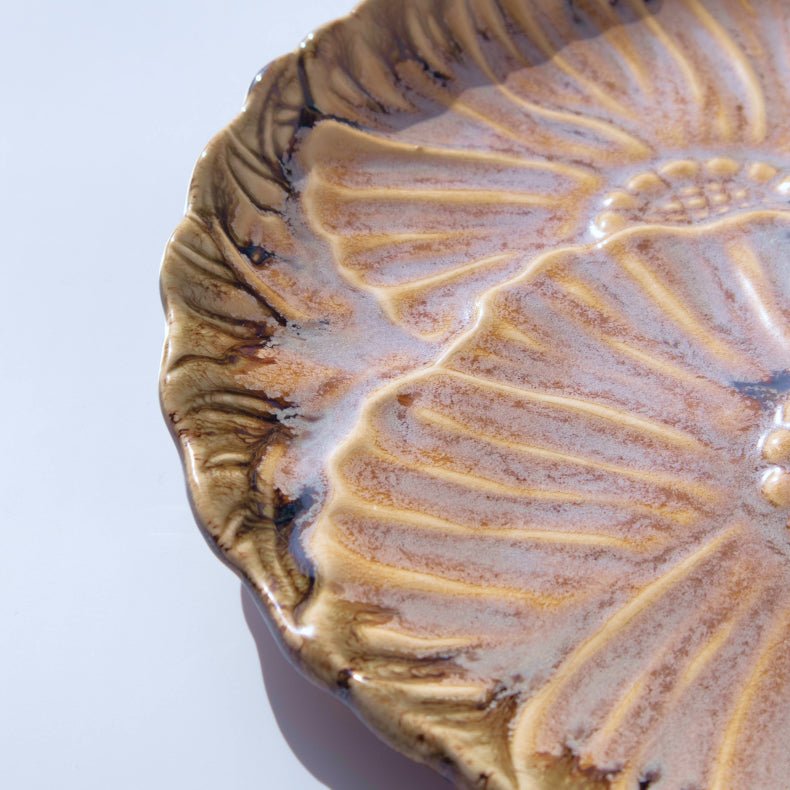 Pink Ceramic Kidney Shaped Platter - The Golden Theory