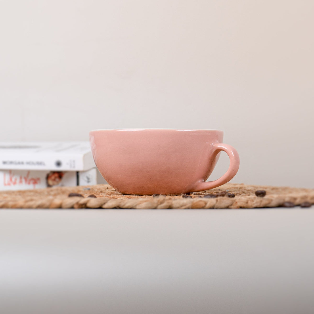 Pink Ceramic Latte Mug - The Golden Theory