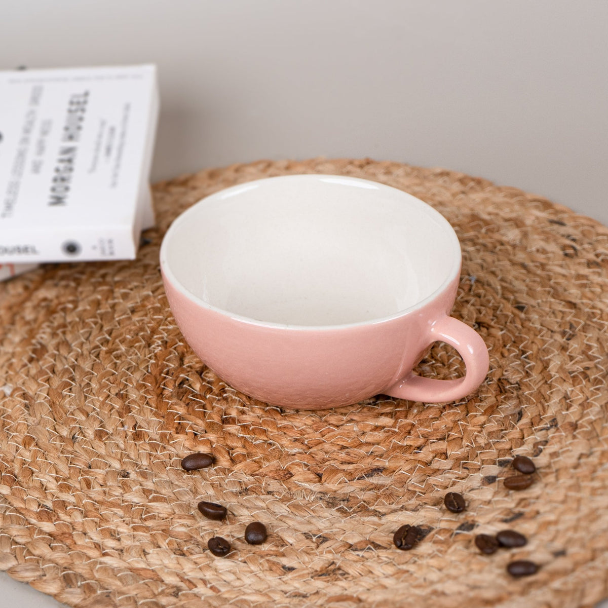 Pink Ceramic Latte Mug - The Golden Theory