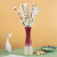 Pink Dual Color Shaded Long Flower Vase