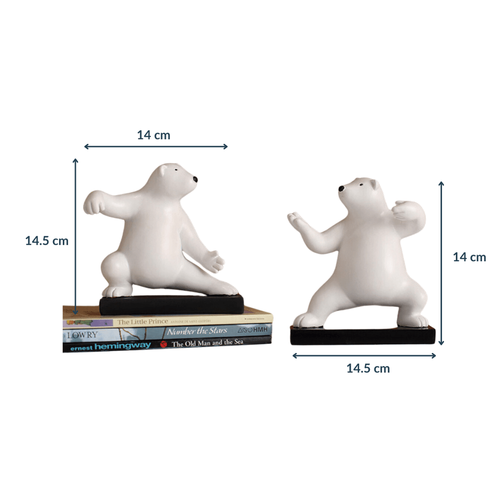 Polar Bear Figurines | Set of 2 - The Golden Theory