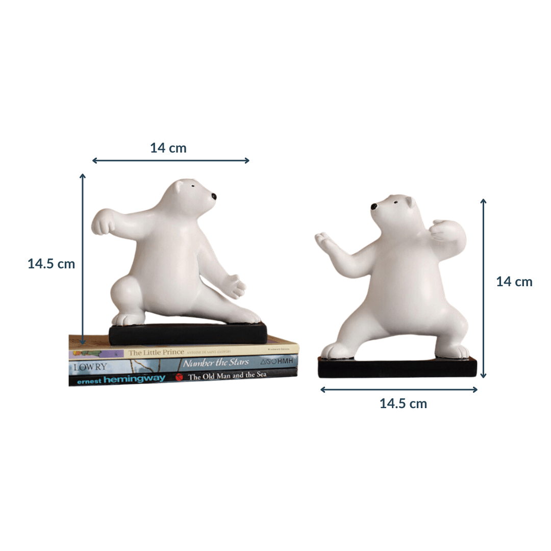 Polar Bear Figurines | Set of 2 - The Golden Theory