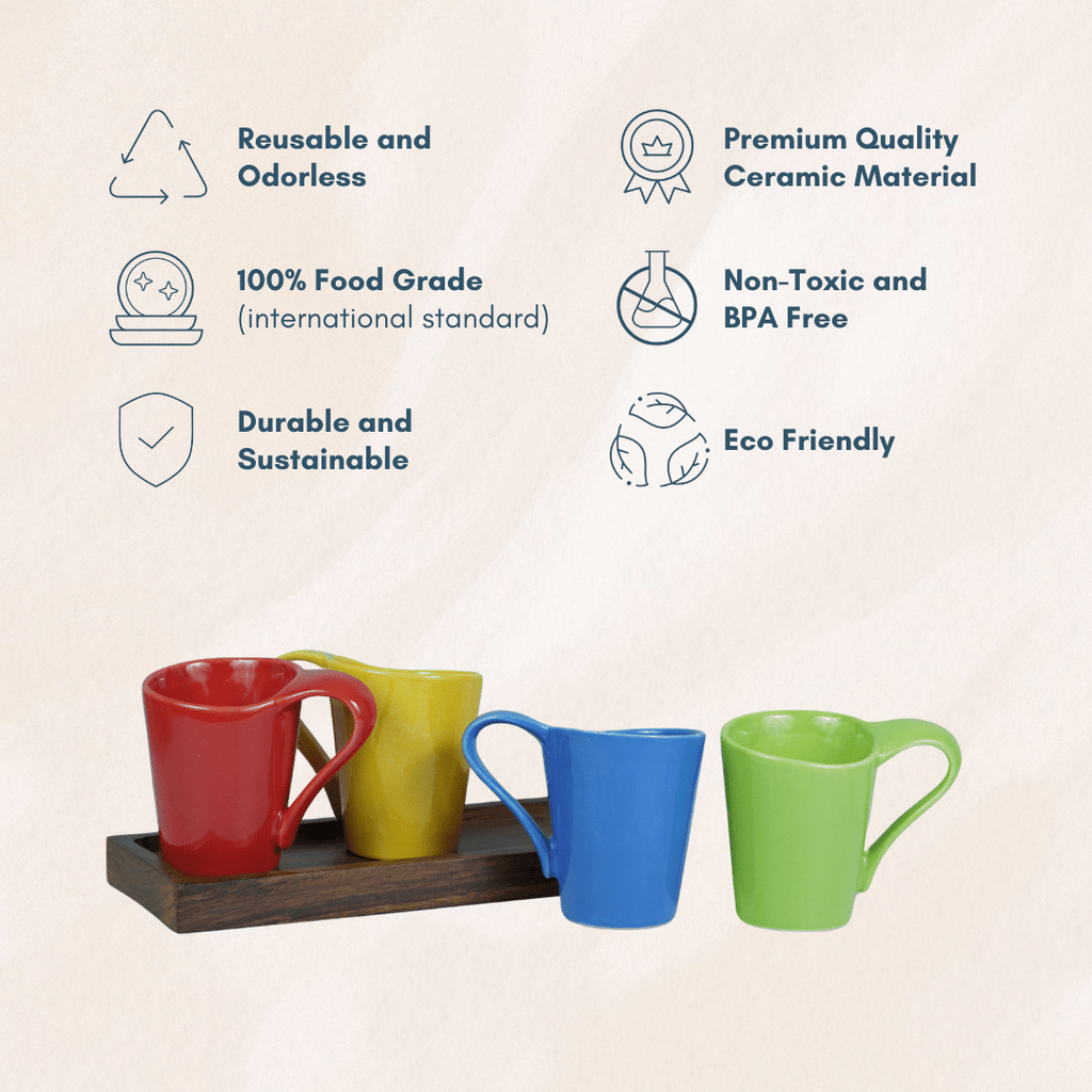 Prashn Chihn Blue Tea Mug - The Golden Theory