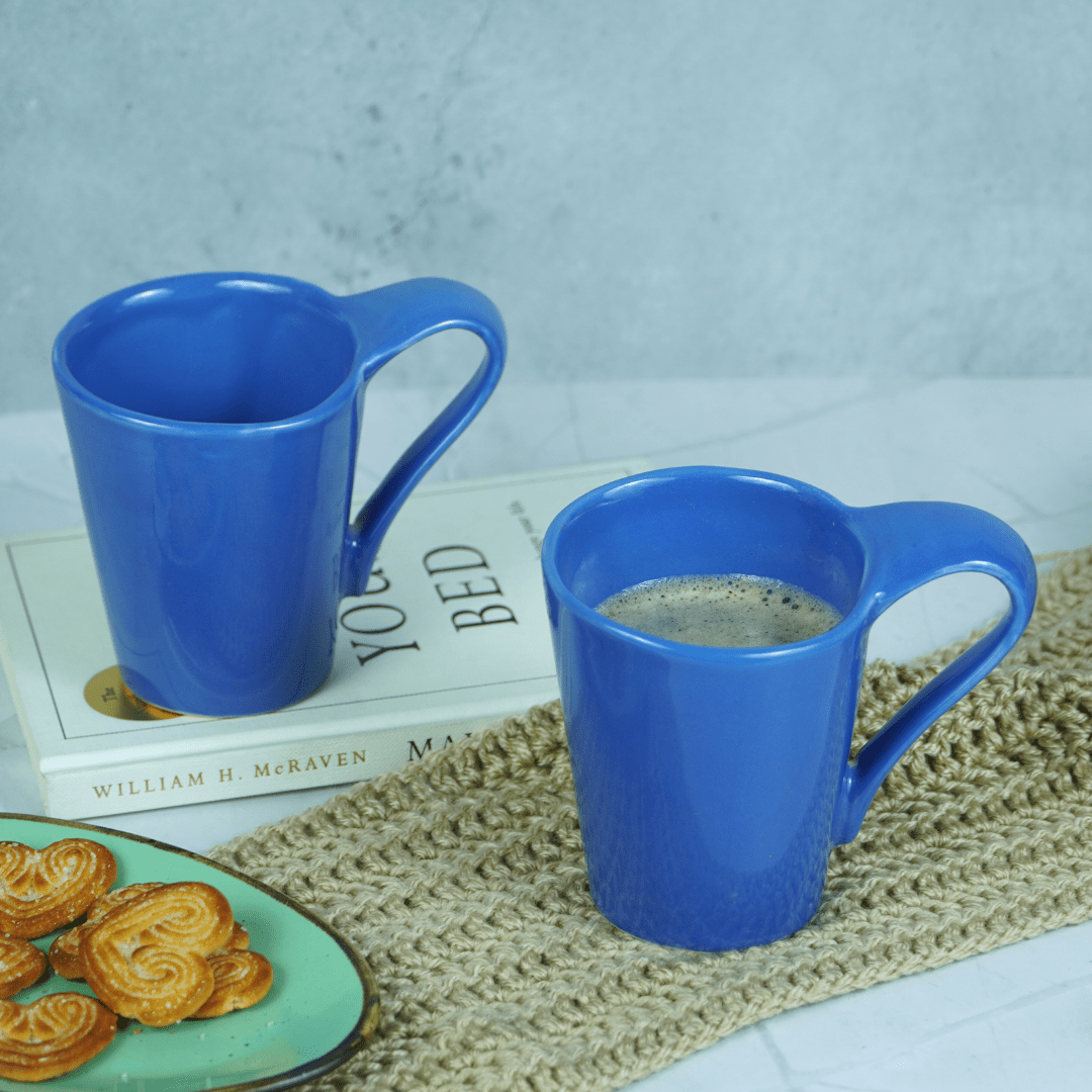 Prashn Chihn Blue Tea Mug - The Golden Theory