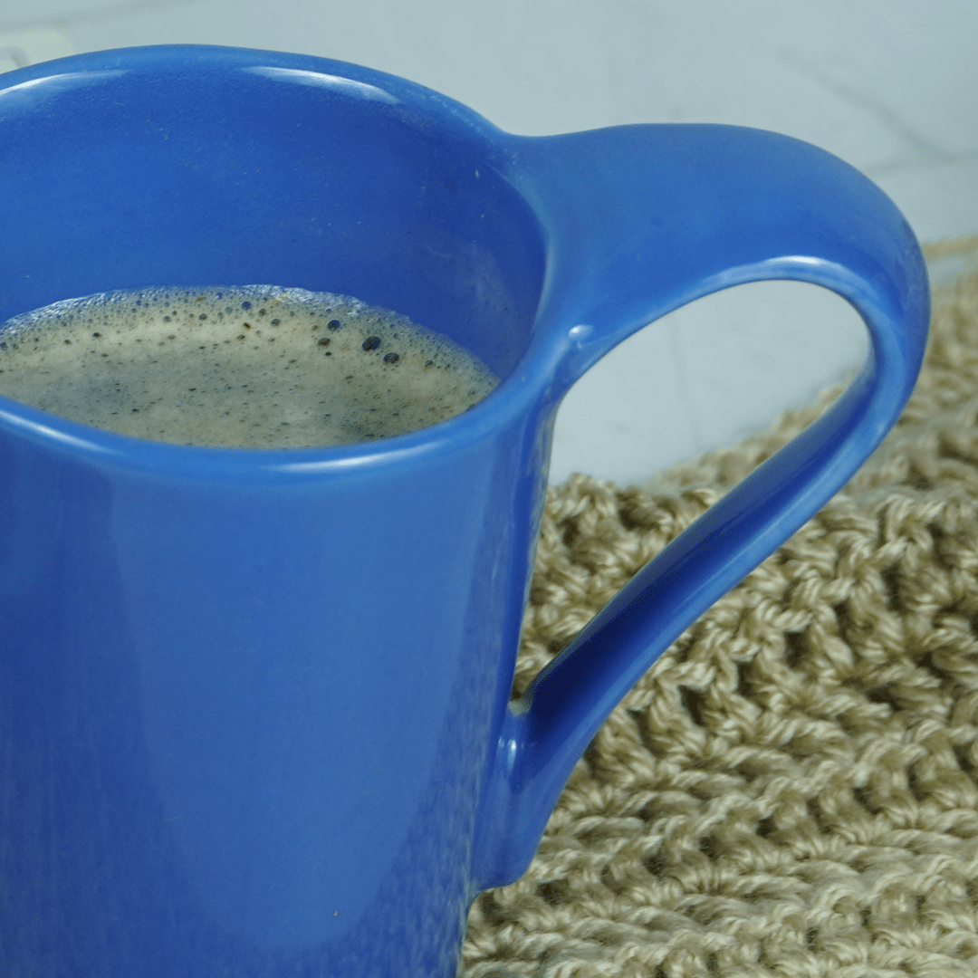 Prashn Chihn Blue Tea Mug - The Golden Theory