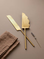 Premium Gold Dessert Server Set of 2 - The Golden Theory