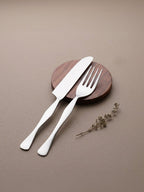 Premium Nickel-Plated Stainless Steel Cutlery Set of 4 - The Golden Theory
