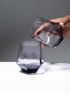 Purple Modern Geometric Glass Tumbler Set – 6-Piece - The Golden Theory