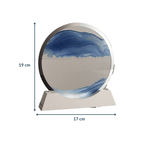 Quicksand Painting with LED base | Blue - The Golden Theory