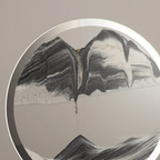 Quicksand painting with LED base | Grey - The Golden Theory