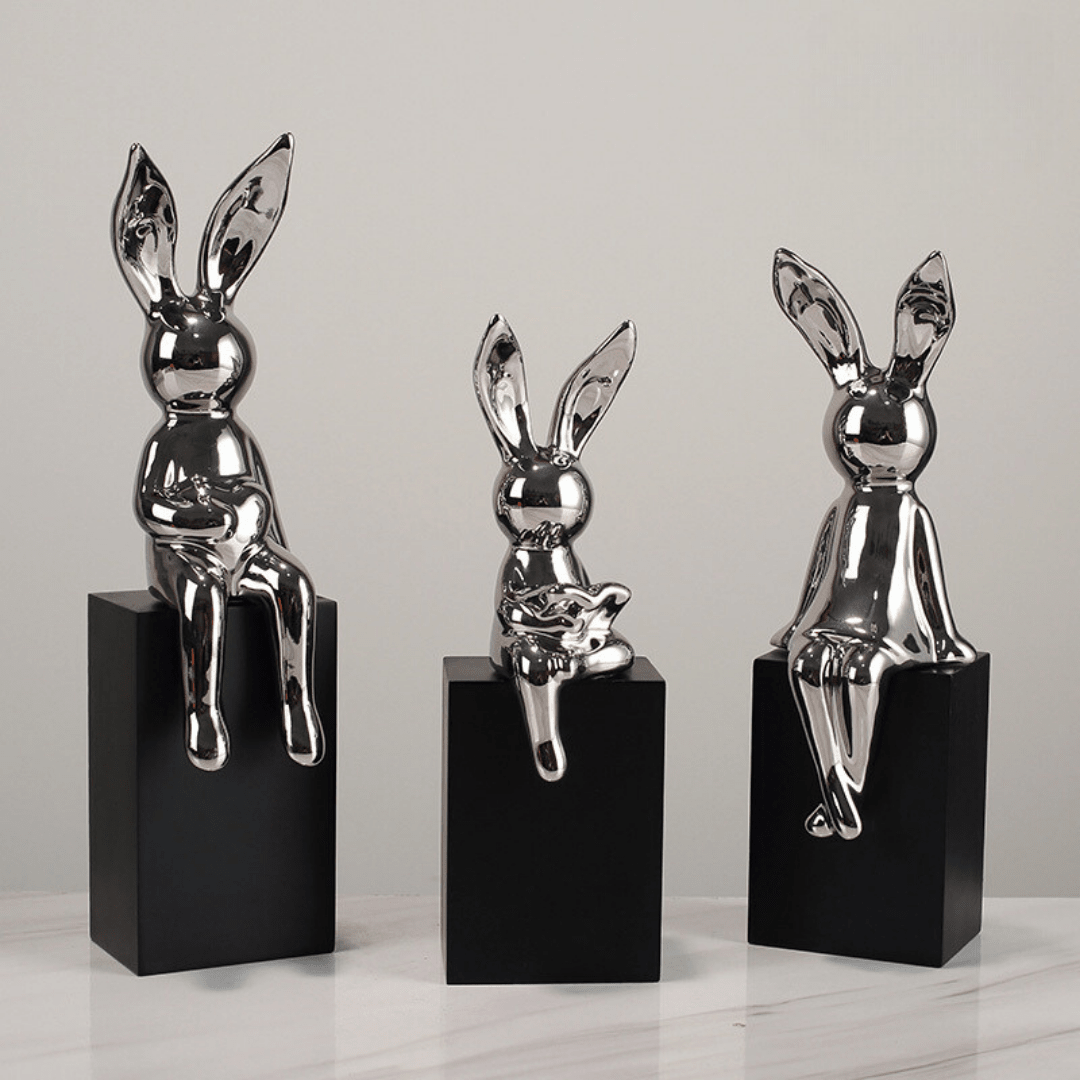 Rabbit Whiskers Family Trio | Silver - The Golden Theory Main image