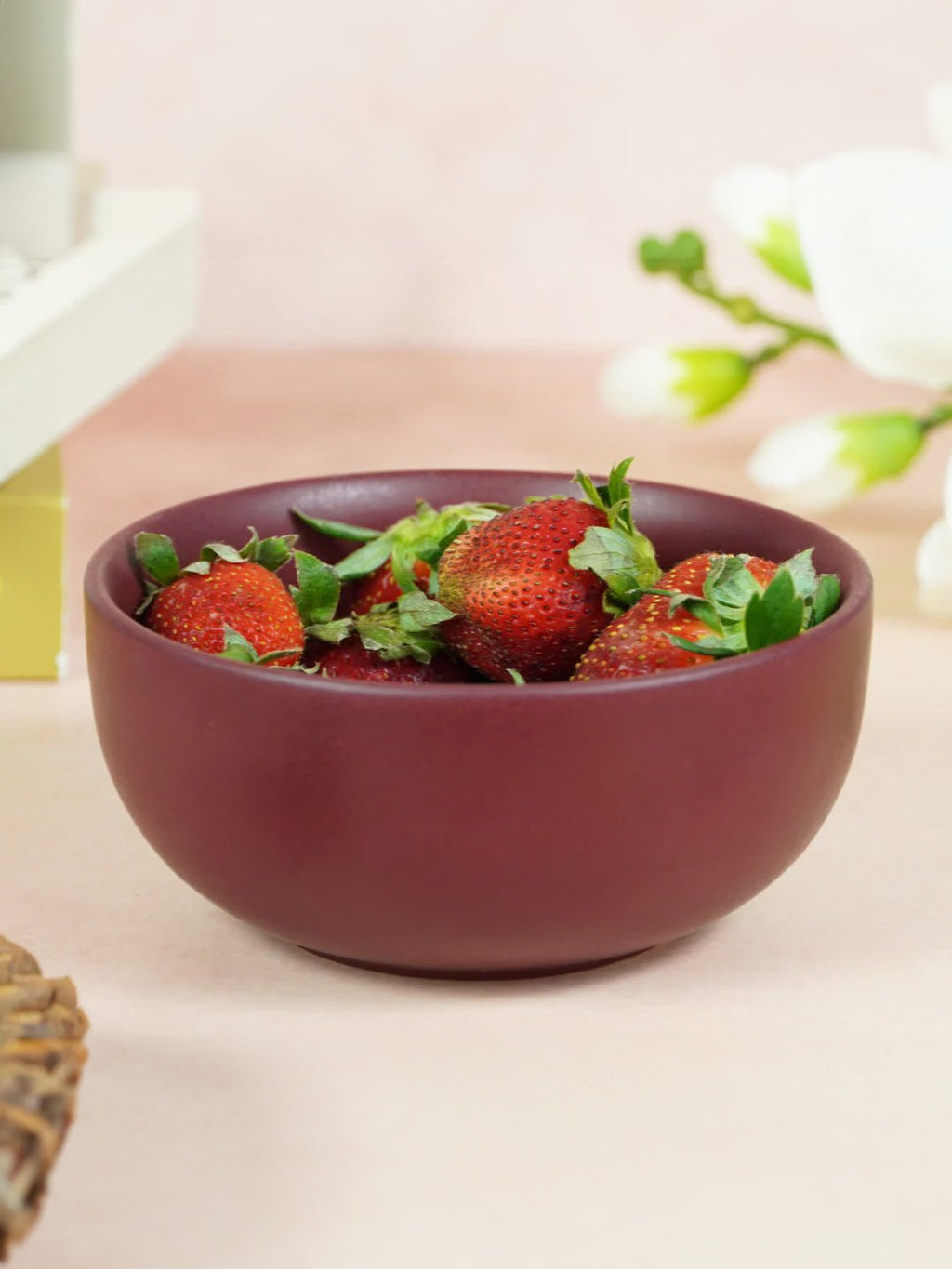 Red Ceramic Classic Serving Bowl - The Golden Theory