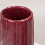 Red Ceramic Lassi Glasses | Set of 2 - The Golden Theory