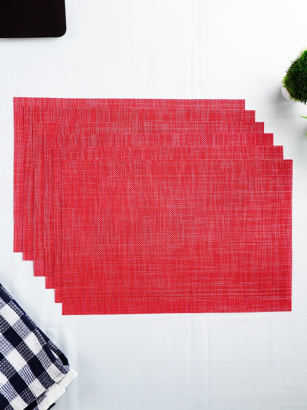 Red Foldable Mat | Set of 2,4,6 - The Golden Theory