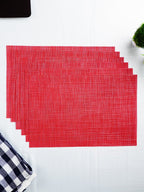 Red Foldable Mat | Set of 2,4,6 - The Golden Theory