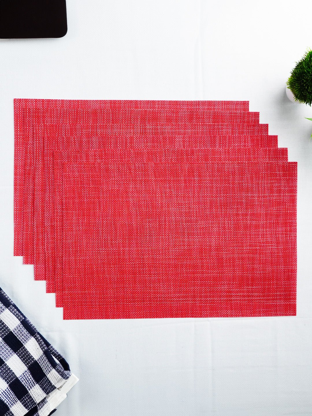 Red Foldable Mat | Set of 2,4,6 - The Golden Theory