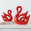 Red Hamsa Swan | Set of 2 - The Golden Theory