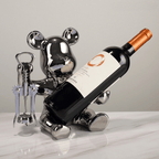 Relaxing Dog Wine Holder with Opener - The Golden Theory