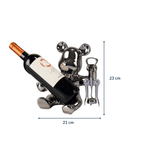 Relaxing Dog Wine Holder with Opener - The Golden Theory