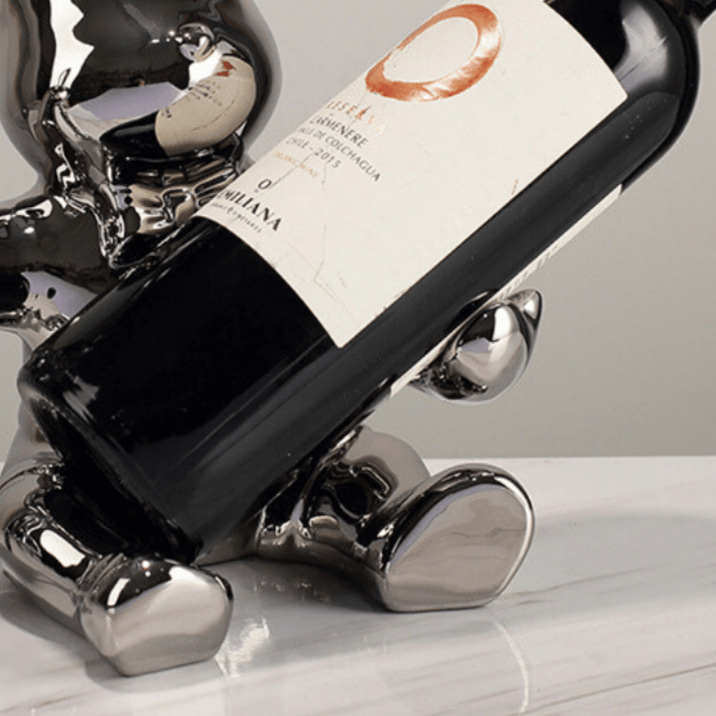 Relaxing Dog Wine Holder with Opener - The Golden Theory