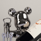 Relaxing Dog Wine Holder with Opener - The Golden Theory