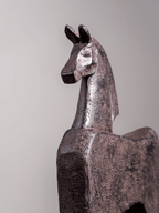 Resin Abstract Horse Sculpture - The Golden Theory