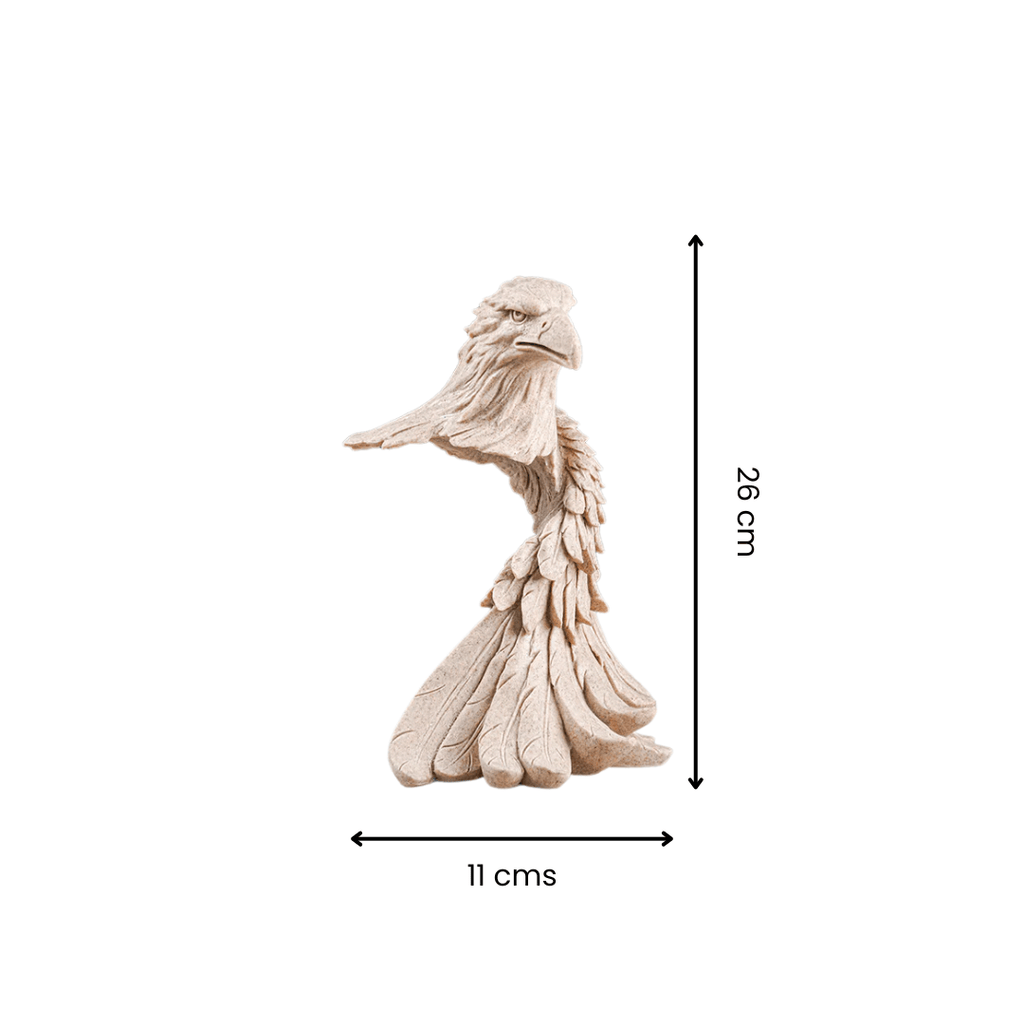 Sandstone Eagle Sculpture - The Golden Theory